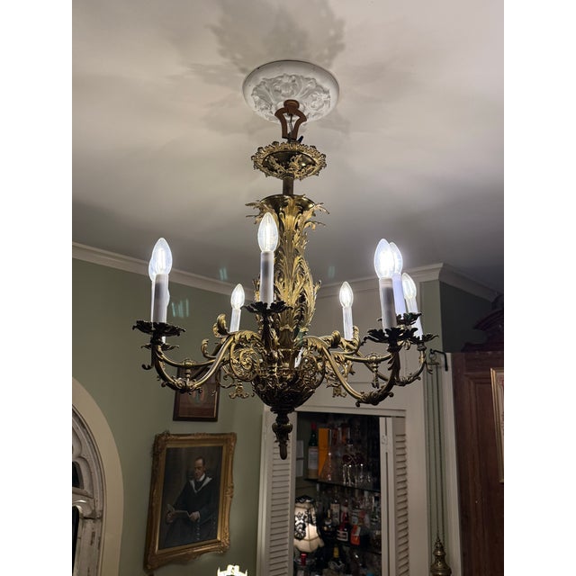 French French Chandelier Circa 1840 For Sale - Image 3 of 10