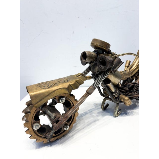 Art Motorbike in Metal For Sale - Image 3 of 8