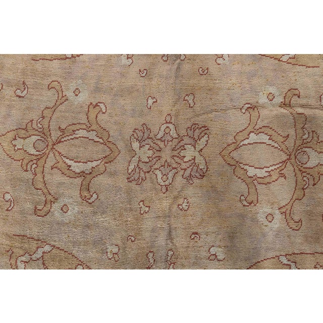 Doris Leslie Blau Antique Turkish Oushak Rug For Sale - Image 11 of 11