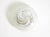 Beautiful 1980s swirl flush mount ceiling lamp. Round glass shade on a brass base. can also be used as a wall lamp. the...