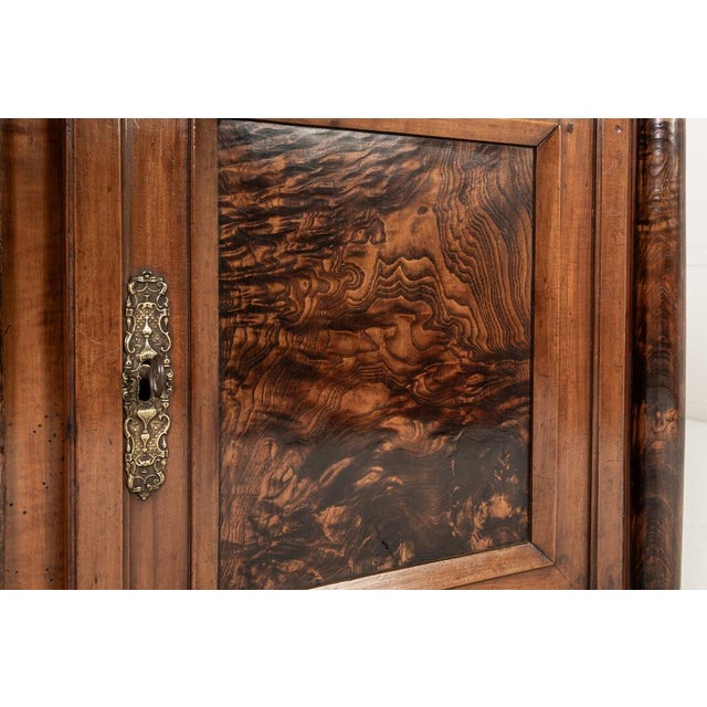 Antique French Credenza in Cherrywood and Burr Ash, 1700s For Sale - Image 9 of 12