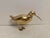 1970s Vintage Hollywood Regency Brass Sandpiper Bird Sculpture For Sale - Image 5 of 10
