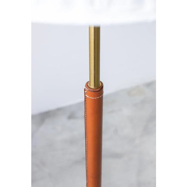 Brown Floor Lamp G08 by Bergboms, 1950s For Sale - Image 8 of 11