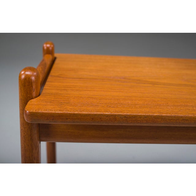 Mid-Century Teak Side Table by Fredrik A. Kayser for Vatne, Norway, 1960s For Sale - Image 6 of 11