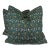 Morris & Co. "Eyebright" in Teal 22" Pillows-A Pair For Sale