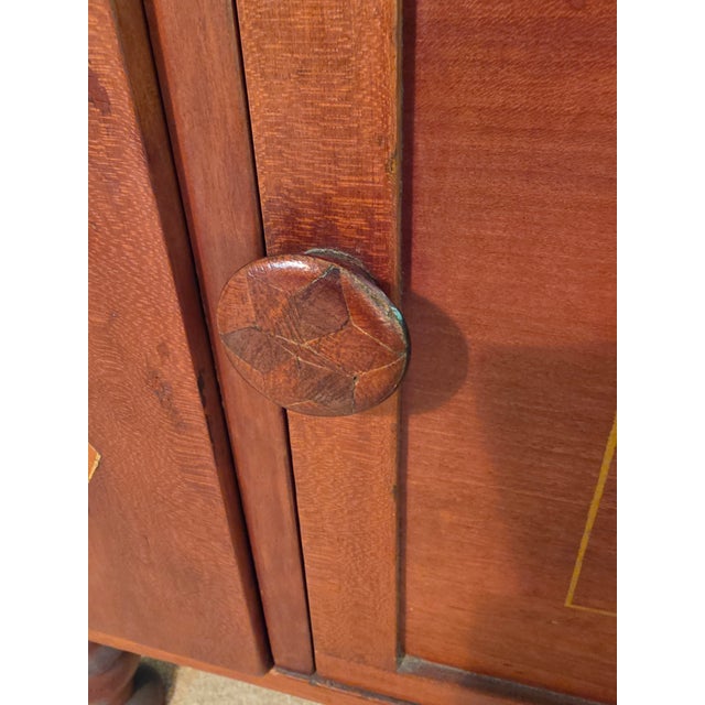 Cinnamon Early 19th Century Ohio Valley Cherry Secretary Desk With Hidden Compartment For Sale - Image 8 of 18