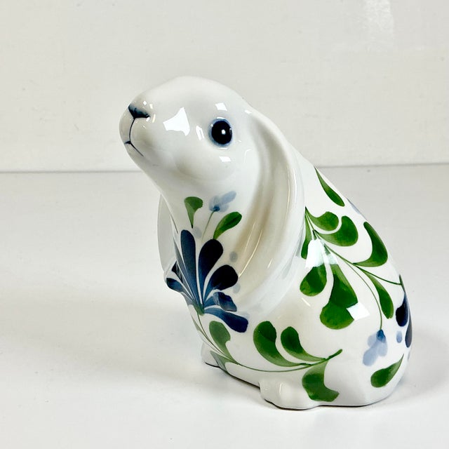 Dansk Late 20th C Vintage Hollywood Regency Boho Chic Dansk Bunny Figurine - Easter For Sale - Image 4 of 18