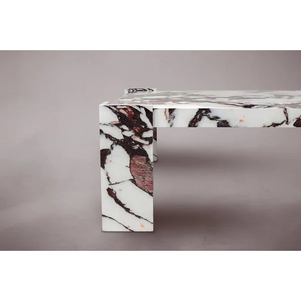 Elevate your living space with our luxurious Calacatta Viola Marble Coffee Table. Crafted from exquisite Calacatta Viola...
