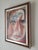 Red Small 1980s Japanese Oil Painting Expressionist Portrait of a Man For Sale - Image 8 of 9