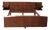 Mid-Century Double Bed with Suspended Wooden Bedside Tables, 1950s For Sale