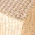 Wood Long Wicker Drapery Ghost Console For Sale - Image 7 of 9