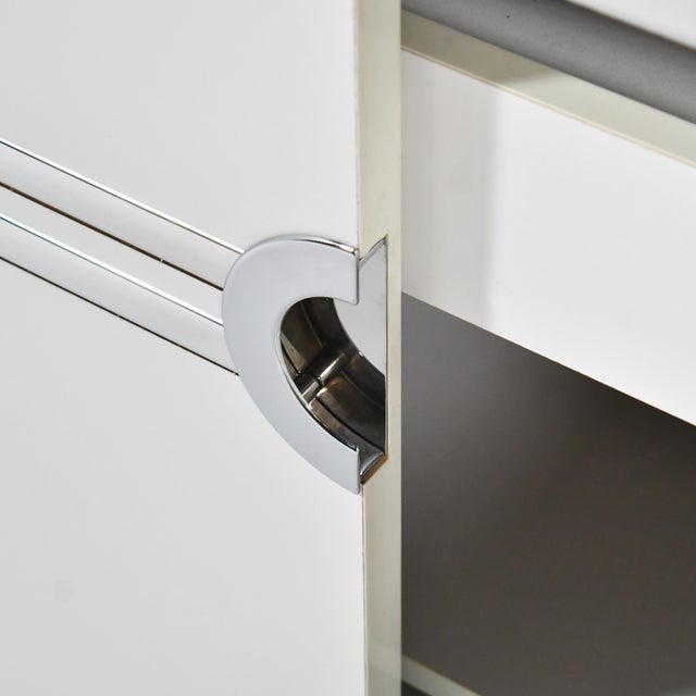 Metal Pierre Cardin Nightstands (Pair) For Sale - Image 7 of 11