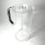 White Post Modern Italian Guzzini Lucite Pitcher For Sale - Image 8 of 8