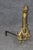 Brass Pair Louis XVI Style Brass Fireplace Andirons Chenets For Sale - Image 8 of 9