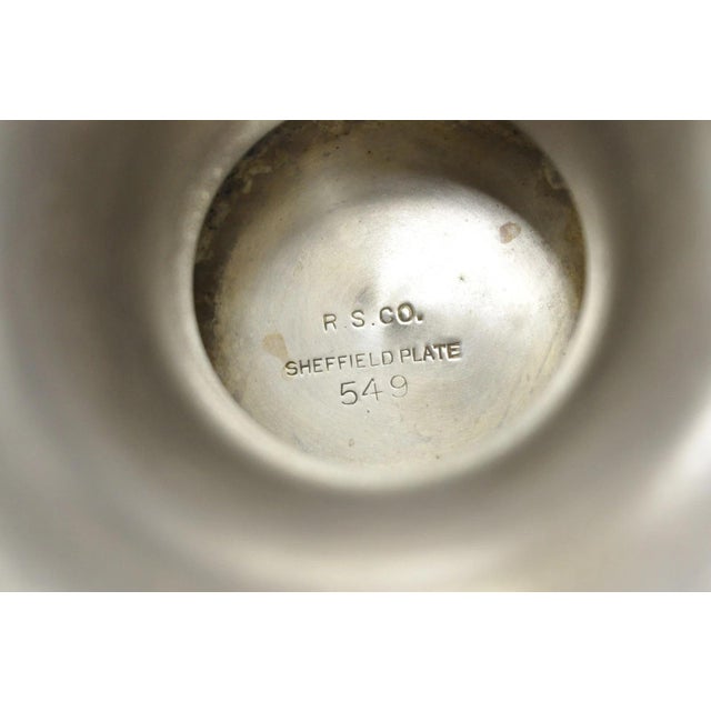 Vintage Rs Co Sheffield Silver Plated Trophy Cup Pedestal Compote Fruit Bowl For Sale - Image 12 of 13