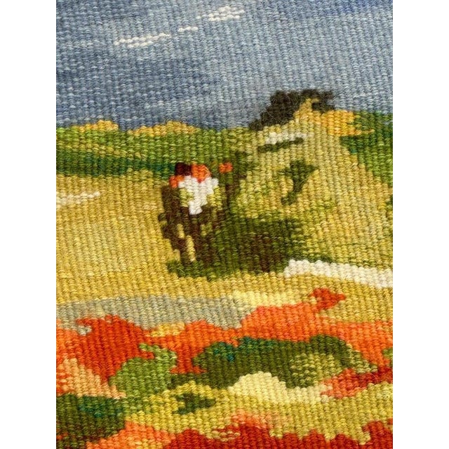 Modern Aubusson Tapestry by Artdad, 1980s For Sale - Image 6 of 18