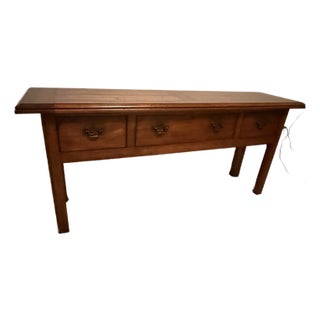 Century Three Drawer Huntboard For Sale