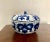 Traditional blue and white ceramic chinoiserie box Use it for candy on a coffee table or your jewelry, this versatile and...