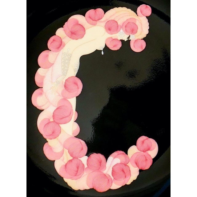 C-Plate the Alphabet after Erté, 1986 For Sale - Image 4 of 6