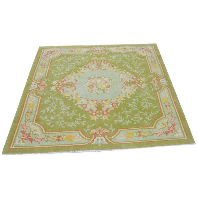 Hand-knotted with care using traditional rug-making techniques, this wool rug blends timeless craftsmanship with a modern...