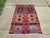 Textile Vintage Turkish Tribal Red Flat-Weave Kilim Rug For Sale - Image 7 of 7