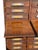 Antique Victorian Oak 26 Drawer Raised Panel Office File Cabinet by Cutler For Sale In Boston - Image 6 of 10