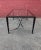 Iron and Glass Coffee Table in Patinated Bronze Finish For Sale - Image 4 of 13