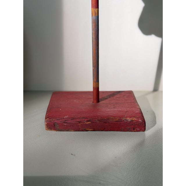Odd Fellows Folk Art Wood Sculpture, Vintage Heart in Hand Carving For Sale - Image 11 of 12