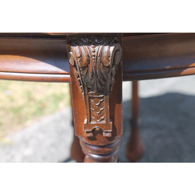 Mid-Century Modern Solid Mahogany Center Table For Sale - Image 5 of 13