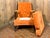 MCM Victorian-Style Carved Walnut Armchair and Ottoman For Sale - Image 9 of 17