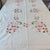 Shabby Chic Mid 20th Century Hand-Appliquéd & Embroidered French Floral Tablecloth Napkin Set, Service for 12 For Sale - Image 3 of 12