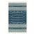Rug & Kilim's Modern Dhurrie Rug in Blue with White Stripes & Geometric Patterns - 12x16 For Sale