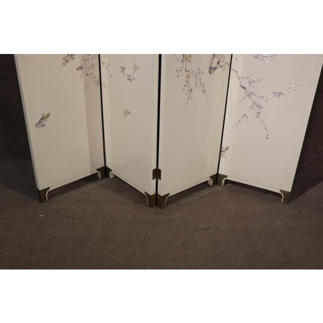 Mid 20th Century Vintage Divider w/ Mother of Pearl For Sale - Image 9 of 12