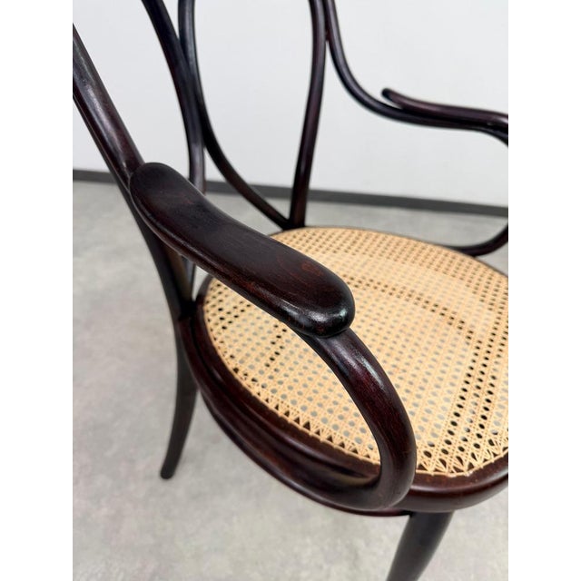 Nr.19 Angel Back Armchair in Bentwood attributed to Thonet, 1890s For Sale - Image 6 of 14