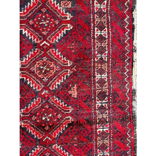 Small Vintage Baluch Rug, 1950s For Sale - Image 9 of 16