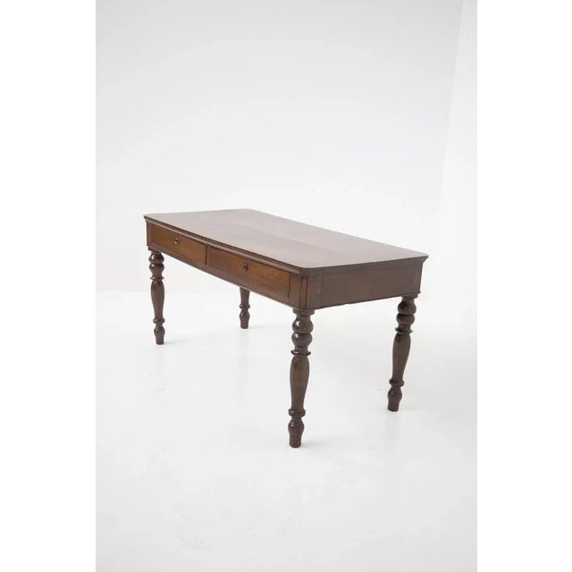 Mid-Century Wooden Centre Table with Distinctive Legs, 1950s For Sale - Image 10 of 11