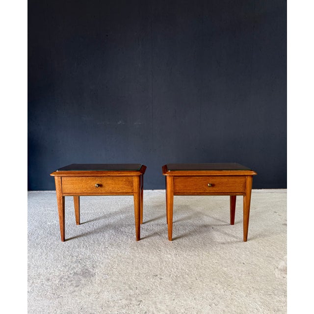 Mid-Century Bedside Cabinets, Italy, 1950s, Set of 2 For Sale - Image 10 of 18