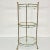 1970s Vintage Hollywood Regency Boho Chic Metal Twisted Rope Gold Finish 3-Tier Plant Stand. For Sale - Image 4 of 12
