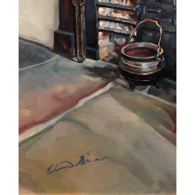 Black Elin Sian Blake, Ty Nain (Grandma's House), 2000s, Oil Painting For Sale - Image 8 of 18