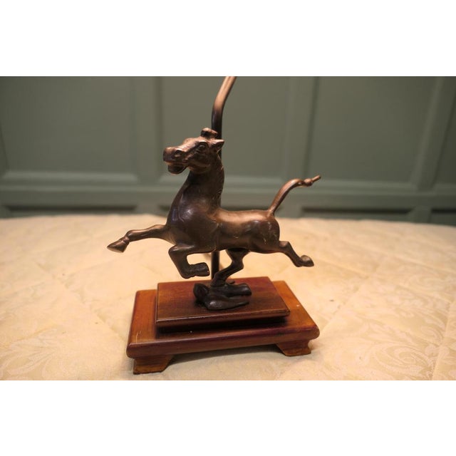 Antique Table Lamp in Bronze, 1900 For Sale - Image 3 of 11