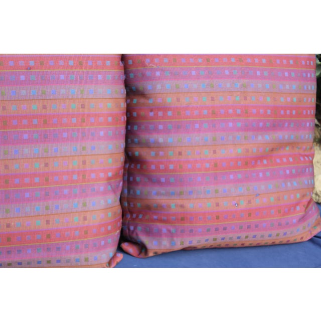 Contemporary 1980s Down Filled Pillows - a Pair For Sale - Image 3 of 6