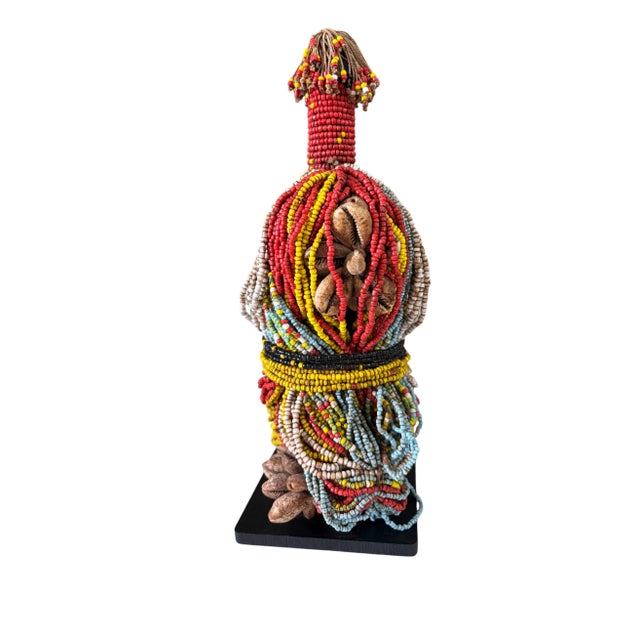Wood Superb African Fertility Doll Cameroon 11" H W/Stand For Sale - Image 7 of 8