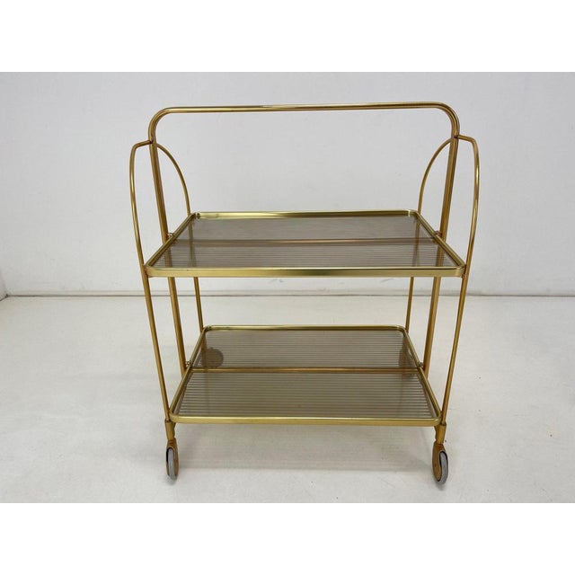 Vintage Folding Serving Cart, 1960s For Sale - Image 9 of 14