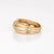 Cartier Vintage Cartier Diamond Ring 18k Tri Gold Signed Fine Jewellery size 7.5 For Sale - Image 4 of 7