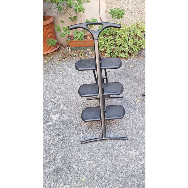 Mid-Century Modern Folding Ladder Tiramisù Model in Painted Steel and Polypropylene by Andries Van Onck for Kartell, 1990s For Sale - Image 3 of 7