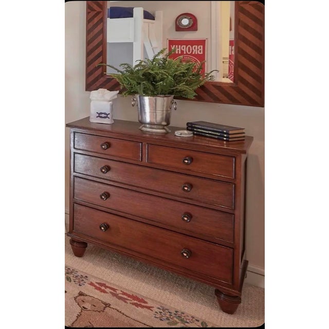 Campaign Robert Lighton Small Teak Chest of Drawers For Sale - Image 3 of 3