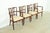 Paul McCobb Paul McCobb Style Mid-Century Modern Sculpted Walnut Spindle Back Dining Chairs, Set of Four For Sale - Image 4 of 12