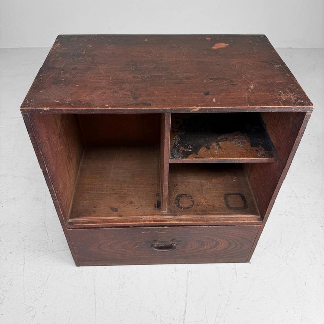 Wood Japanese Open Ko-Dansu Display Cabinet, 1900s For Sale - Image 7 of 10