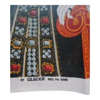 1960s Collector's British Tea Towel For Sale