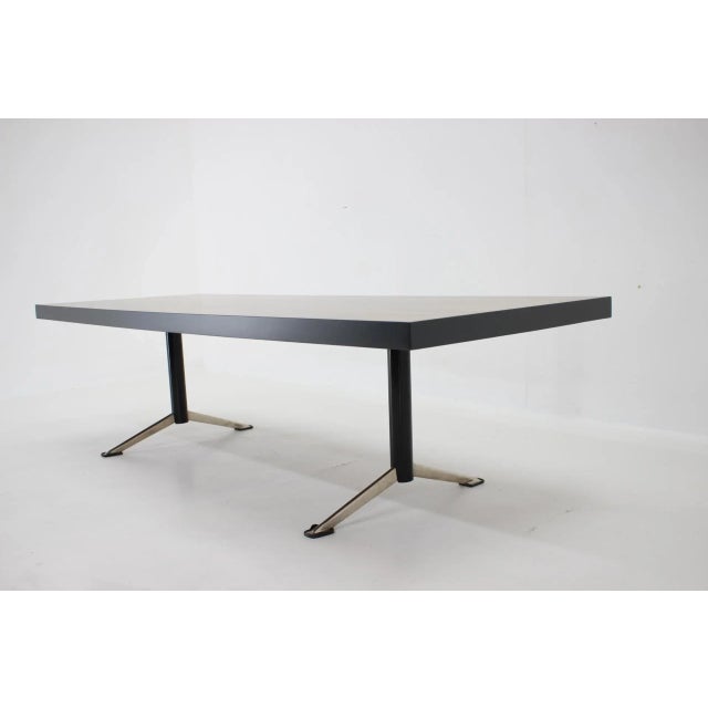 Walnut Coffee Table, Former Czechoslovakia, 1970s For Sale - Image 3 of 13